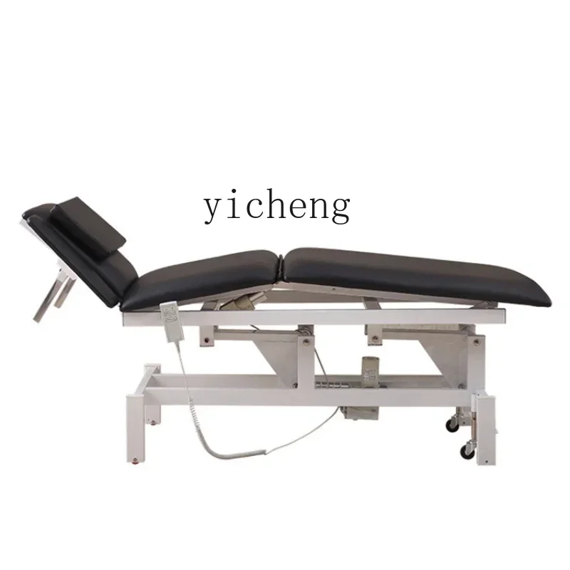 

ZC Electric Lifting Multi-Position Therapy Bed Spinal Bed Pressure Physiotherapy Rehabilitation Training Table