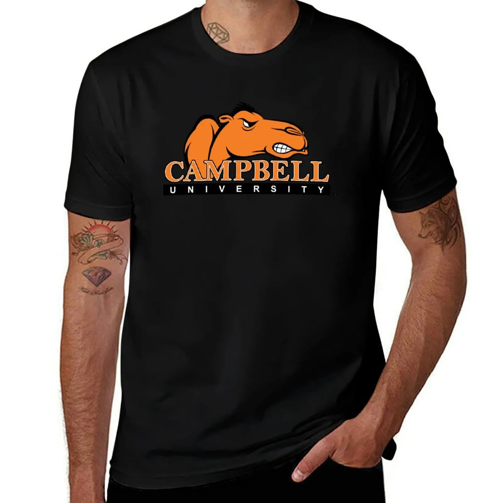 

Campbell Fighting Camels and Lady Camels T-Shirt plain topping shirts graphic tees designer t shirt men