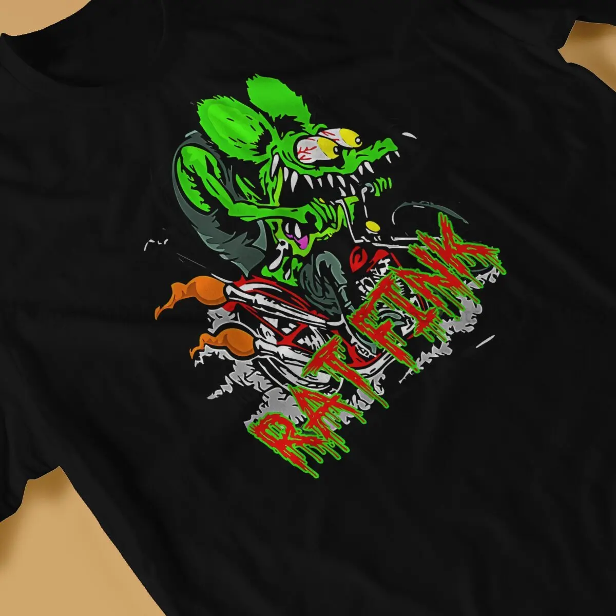 Newest TShirt for Men Rat Fink Round Collar T Shirt Distinctive Gift Tops