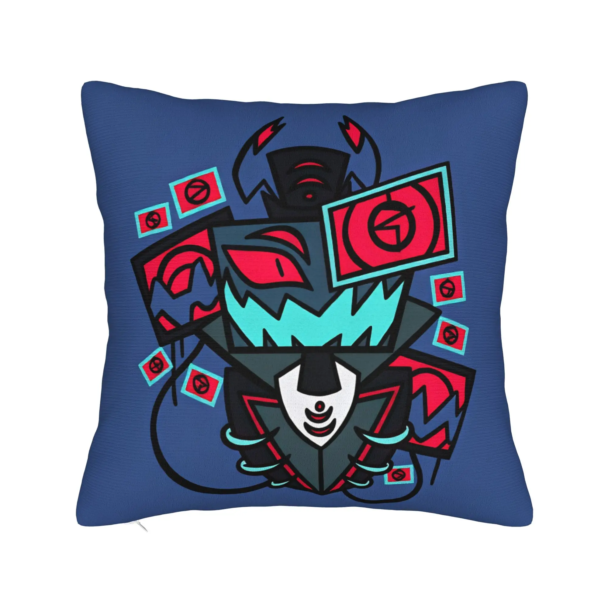 Pillow Cover Hazbins Hoteling Vox Solo Metal  Fashion Pillow Case For Sofa Home Decoration Pillowcases