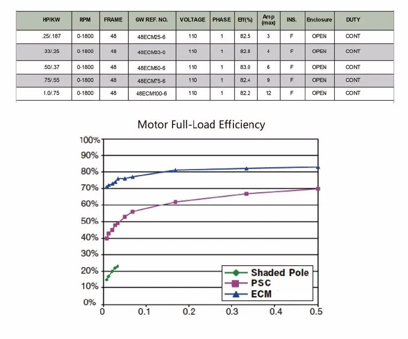 ECM Elektrischer Gleichstrommotor