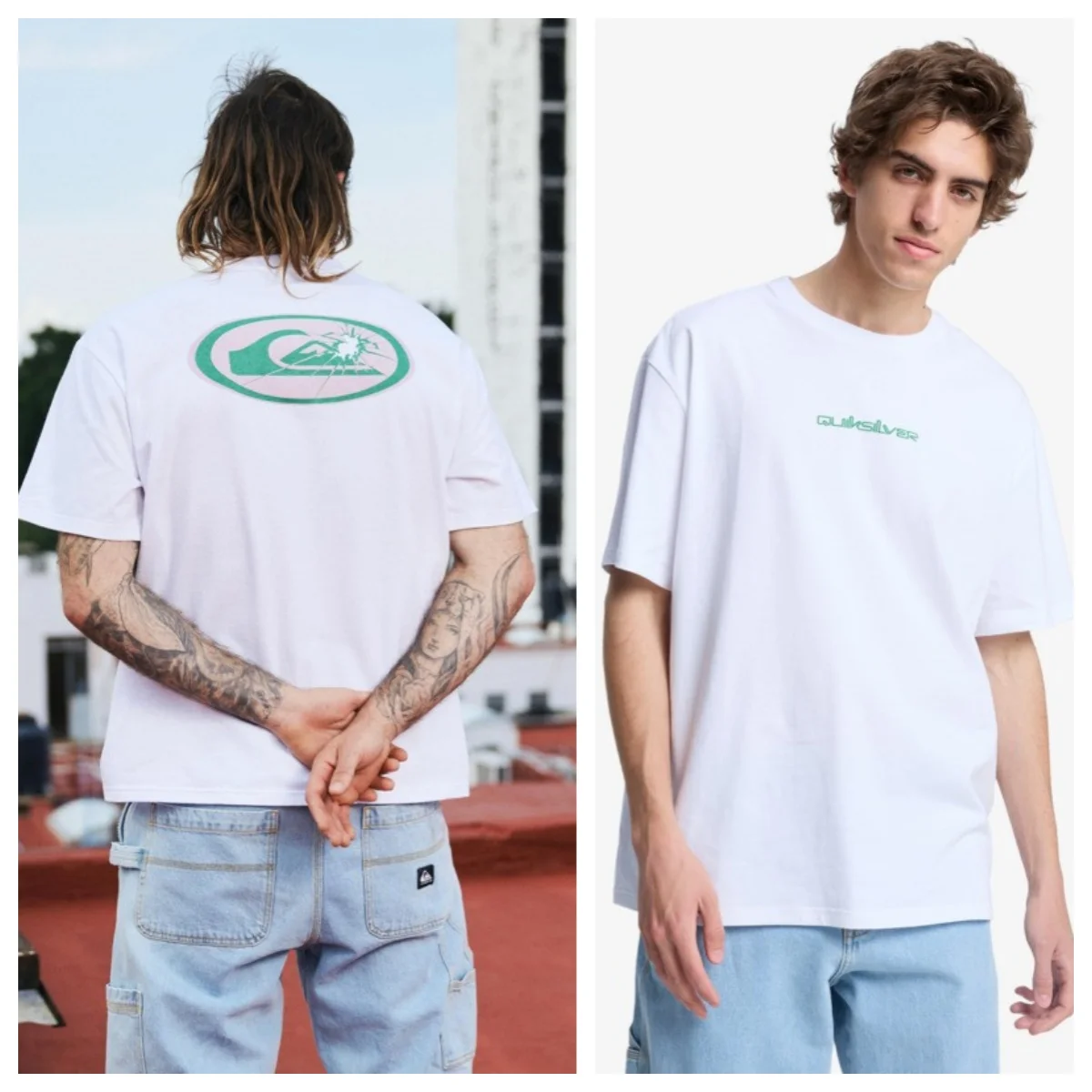 Fractured Wave Surfing Outdoor-Sport T-Shirt Baumwolle Grafik-Shirt Herren Damen Sommer Streetwear Top – Detail 7