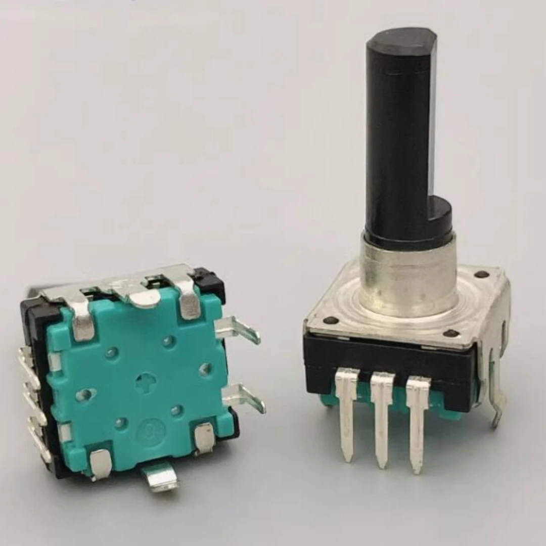 10pcs/LOT Car Navigation Volume Potentiometer Type EC12 24Pulse Encoder Switch 24 Positioning