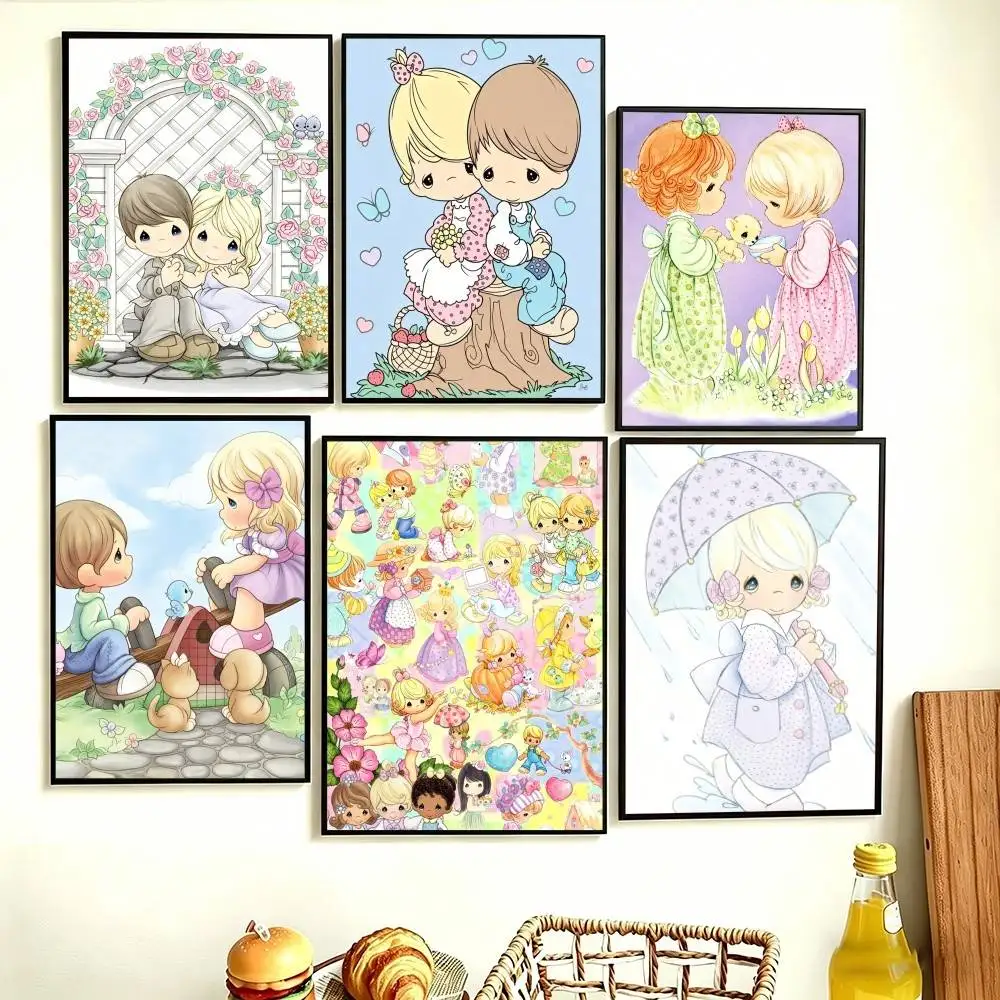 

Precious Moments Poster Perfect Space Sticker Self Adhesive for Office Home Theater Wall Art Decor Fancy Gift