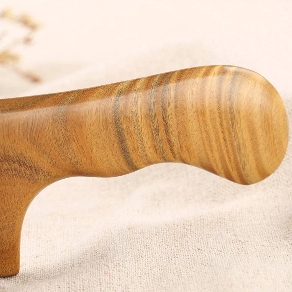 

Ebony Comb Hair Wide-Teethed Natural Wood Green Sandalwood Anti-Static Wooden Hairdressing Tool Massage