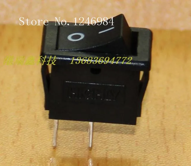 [SA]R9-22A power switch HIGHLY HIGHLY 250V2A black feet two tranches boat type switch R9-00---200pcs/lot