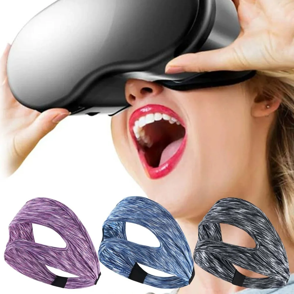 VR Accessoires Oogmasker Cover Ademende Zweetband Padding met Virtual Reality Headset Voor Meta Quest 2 1/Meta Quest 3 Pro