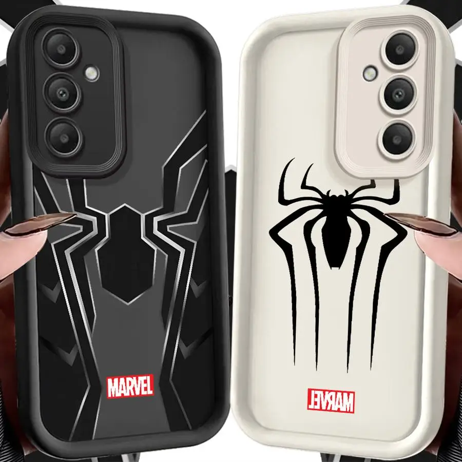 

Case for Samsung Galaxy S25 Ultra S22 S24Ultra S24 Plus S21 S23 FE S25+ S20FE Soft Shell Marvel Spiderman Logo