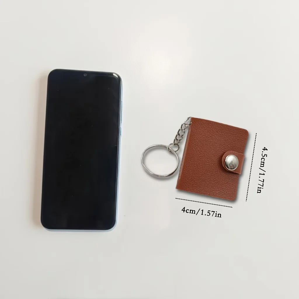 1-Zoll Mini-Aufbewahrungstasche für 20 Fotos, Retro-Anhänger, Hochwertige Nischen-Autoschlüsselanhänger-Tasche – Detail 6