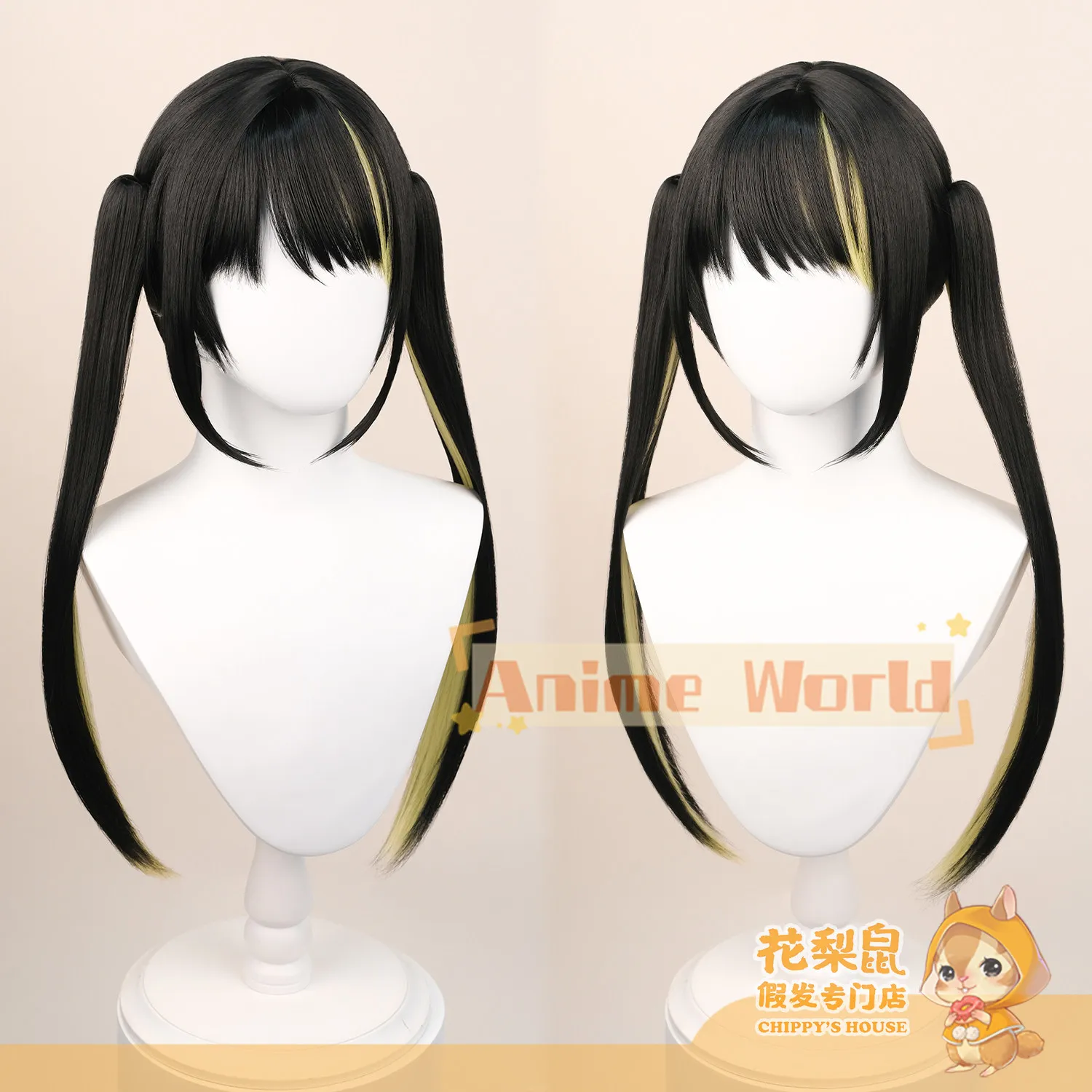 Anime Luca Ikaruga Cosplay Wig Halloween Carnival Party Props Synthetic Hair Heat Resistant Fiber + Wig Cap