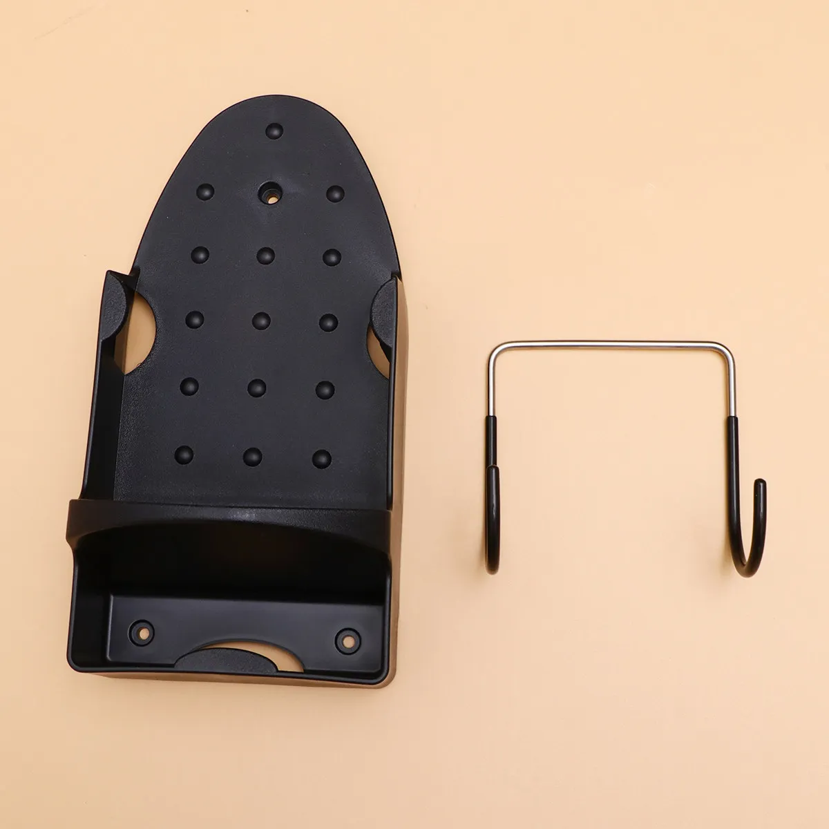 1Pcs Wide Iron Board Organizer Stainless Steel Wall Mounted Heat Resistant Holder Storage Rack for Home Hotel Iron Board Shelf