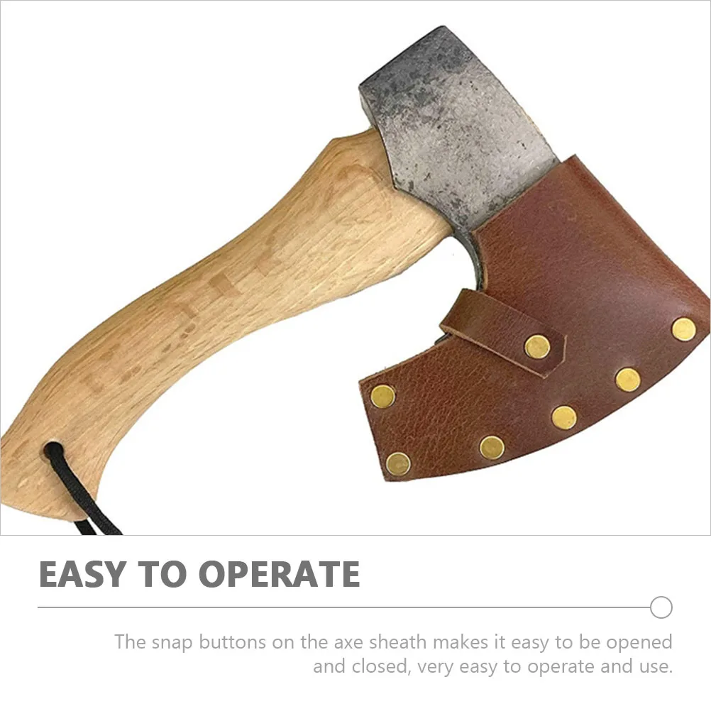 

Ax Protector Utility Axe Camping Hatchet Accessories Hide Bracer Cover Hiking Tools Set