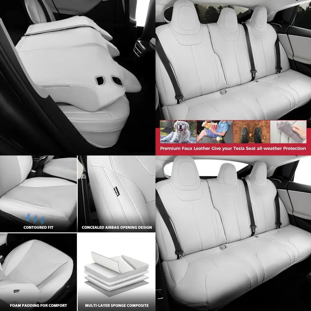 

Индивидуальный чехол на сиденье для Tesla Model S 2015 2016 5 мест Performance Dual Motor 75/75D/70D/60/60D/85D/P85D/90D/P90D/P