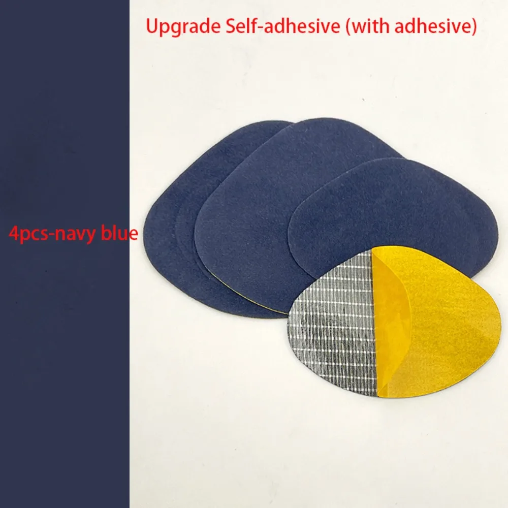 4pcs/6pcs Self-adhesive Sports Shoes Patches Heel Insole Microfiber Leather Vamp Repair Hole Patch Shoe Insoles Patch