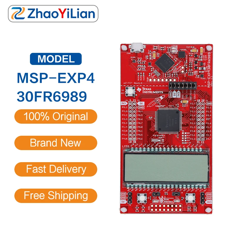 For MSP-EXP430FR6989 TI MSP430FR6989 FRAM Ultra Low Power LaunchPad Development Board