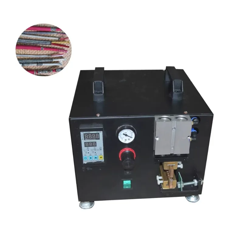 Metal Mesh Hot Melt Wire Stripping Machine 220V 2500W Prevents Hand Injury Increases Stripping Speed for Thermocouple Production