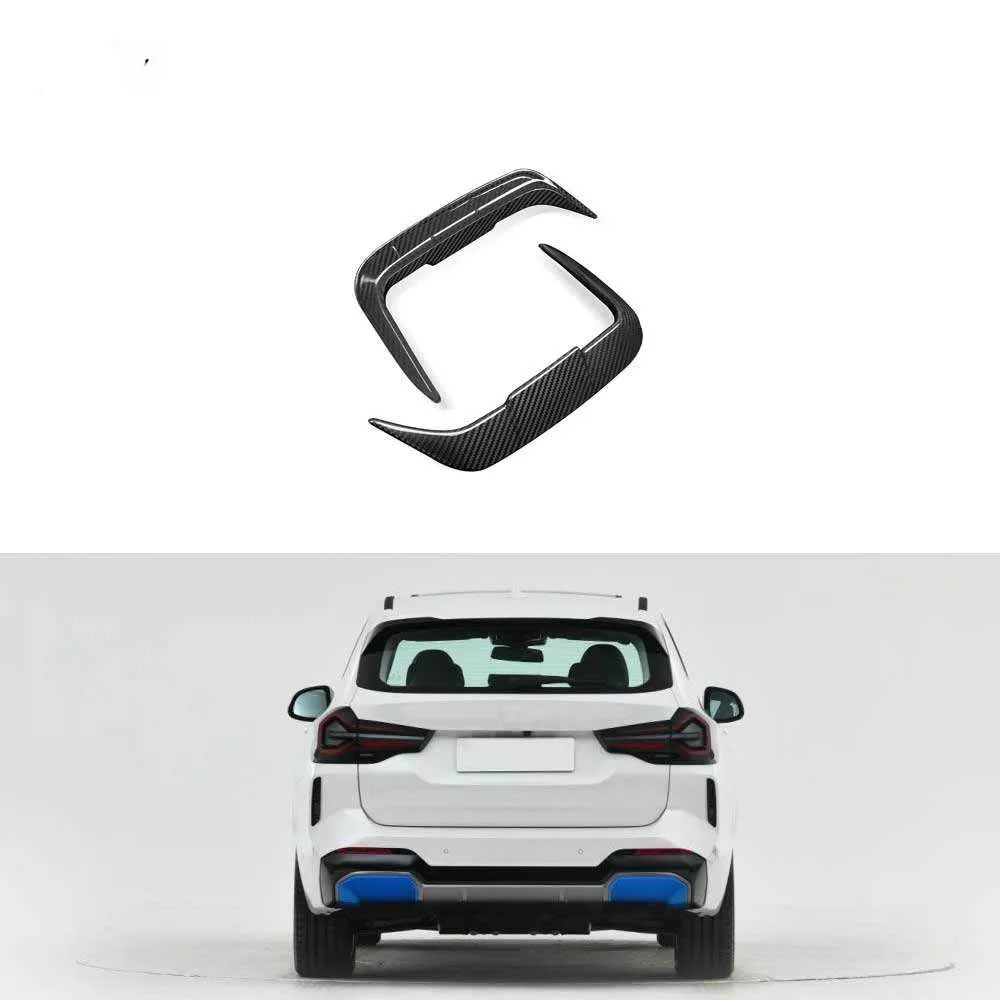 

Для BMW IX3 G08I 2023, сухое карбоновое плавник заднего бампера IX3 G08I, Canard