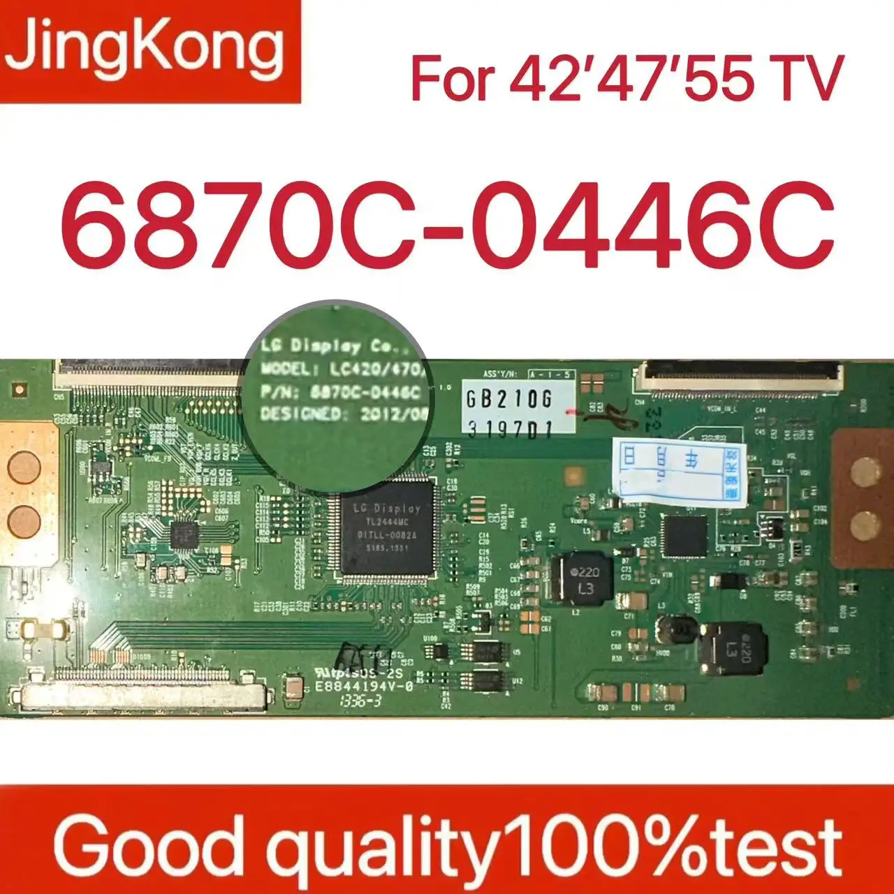 Placa lógica de tarjeta Tcon 6870C-0446C, placa t-con 6870C LC420470550EUF-FFP1 para TV KDL-55W800A KDL-42W800A KDL-47W800A