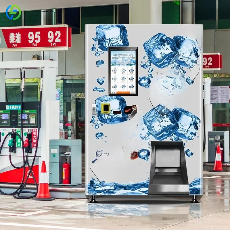 Fornecedor de Máquinas de Venda Automática Personalizadas, Máquina de Venda Automática de Cubos de Gelo, Máquina Comercial Automática de Venda de Gelo