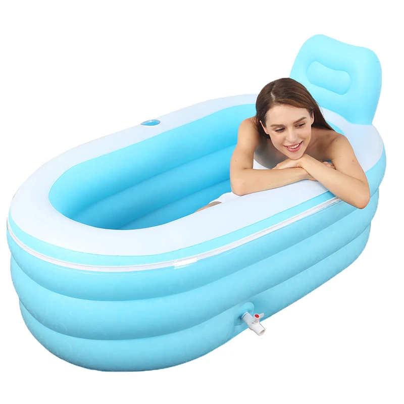 Customized Portable PVC Inflatable Sitting Bathtub for Adult