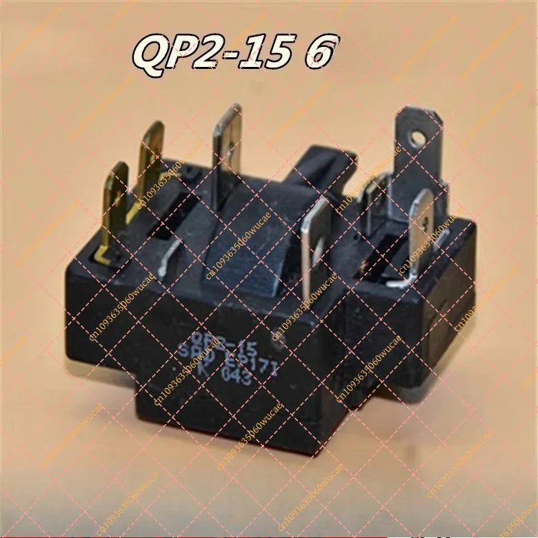 1pcs Refrigerator freezer compressor running PTC starter QP2-15 six-pin 6-plug overload protection relay