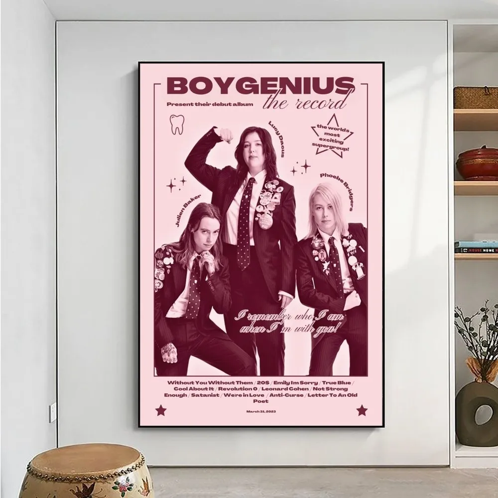 Boygenius Poster Club Kraft Paper Prints Rules Poster Vintage Home Room Cafe Bar Art Wall Decor Aesthetic Painting