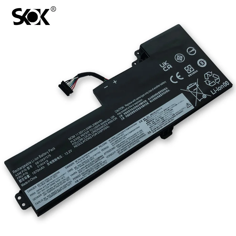 01AV421 Laptop Battery Replacement for Lenovo ThinkPad T470 T480 A475 A485 TP25 Series Notebook 01AV419 01AV420 01AV489