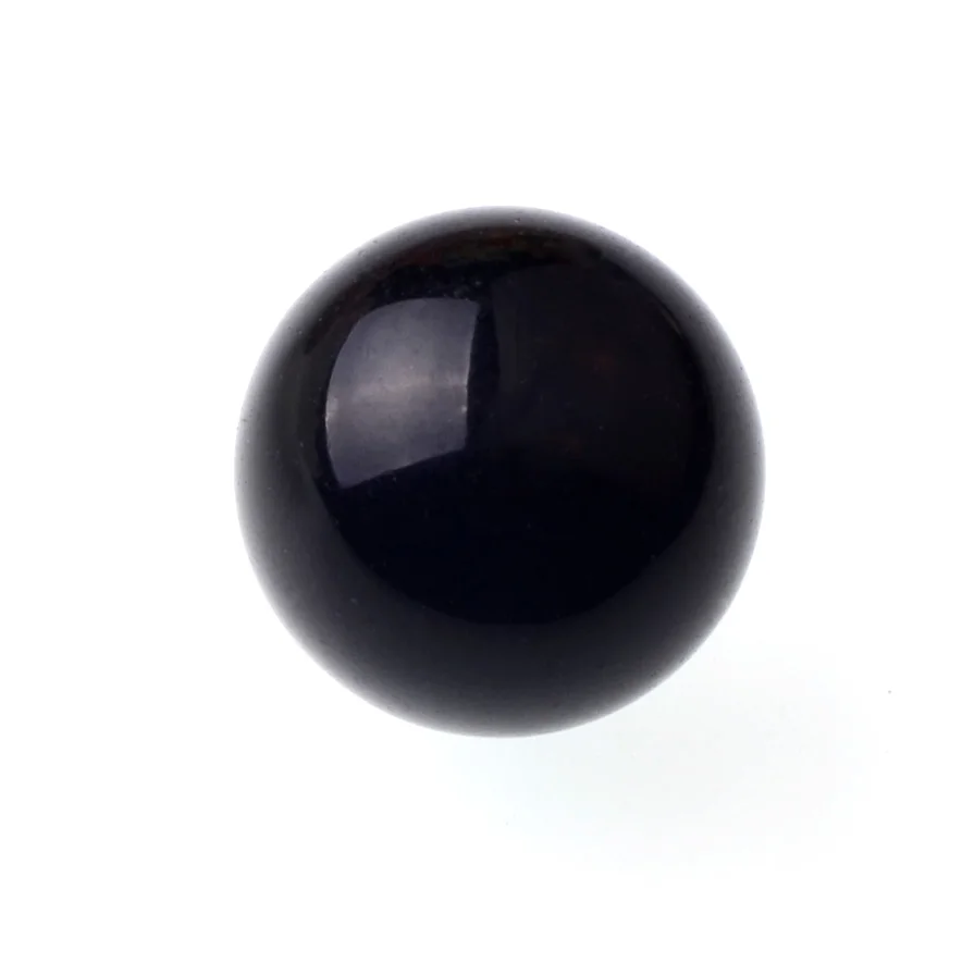 Black Onyx 10MM Round Stone Beads for DIY Making Jewelry NO-Drilled Hole Loose Reiki Healing Energy  Crystal Sphere Balls