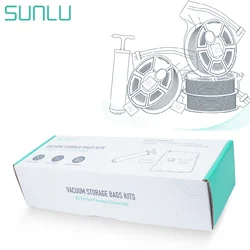SUNLU-Conjunto de bolsas de vacío para impresora 3D, almacenamiento de filamentos, secador de filamentos con bomba de 8 bolsas selladas, mantenimiento de seguridad, resistente a la humedad