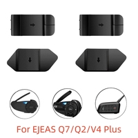 2/1PCS Motorcycle Helmet Intercom Mounting Clip Double-Sided Tape Base Fit For EJEAS Q7 Q2 V4 Plus Bluetooth Headset Intercom