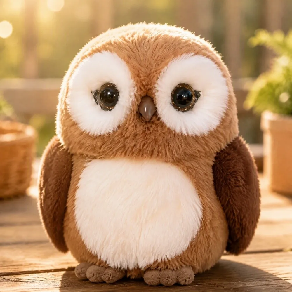 Soft Plush Material Stuffed Plush Doll Recording Function Sound Effects Plush Toy Wiggling Head Interactive Feature