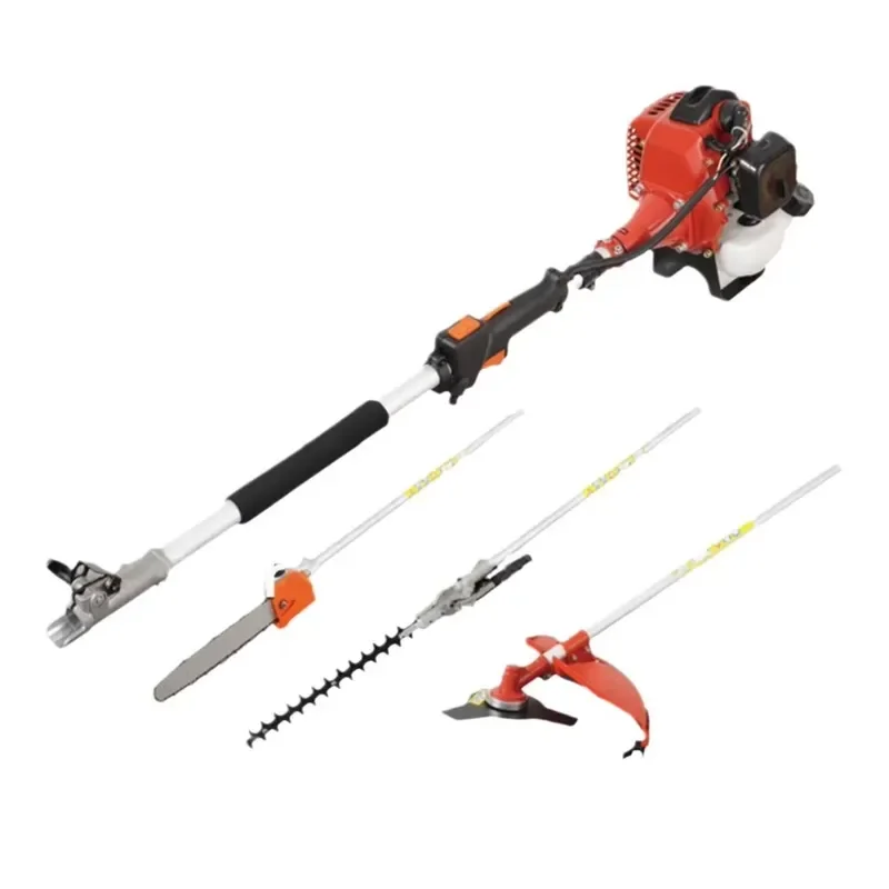 2-Stroke 53CC Multifunctional DIY Industrial Garden Tool Combination Set High Branch Saw Hedge Trimmer Ten Pieces Lawn Mower