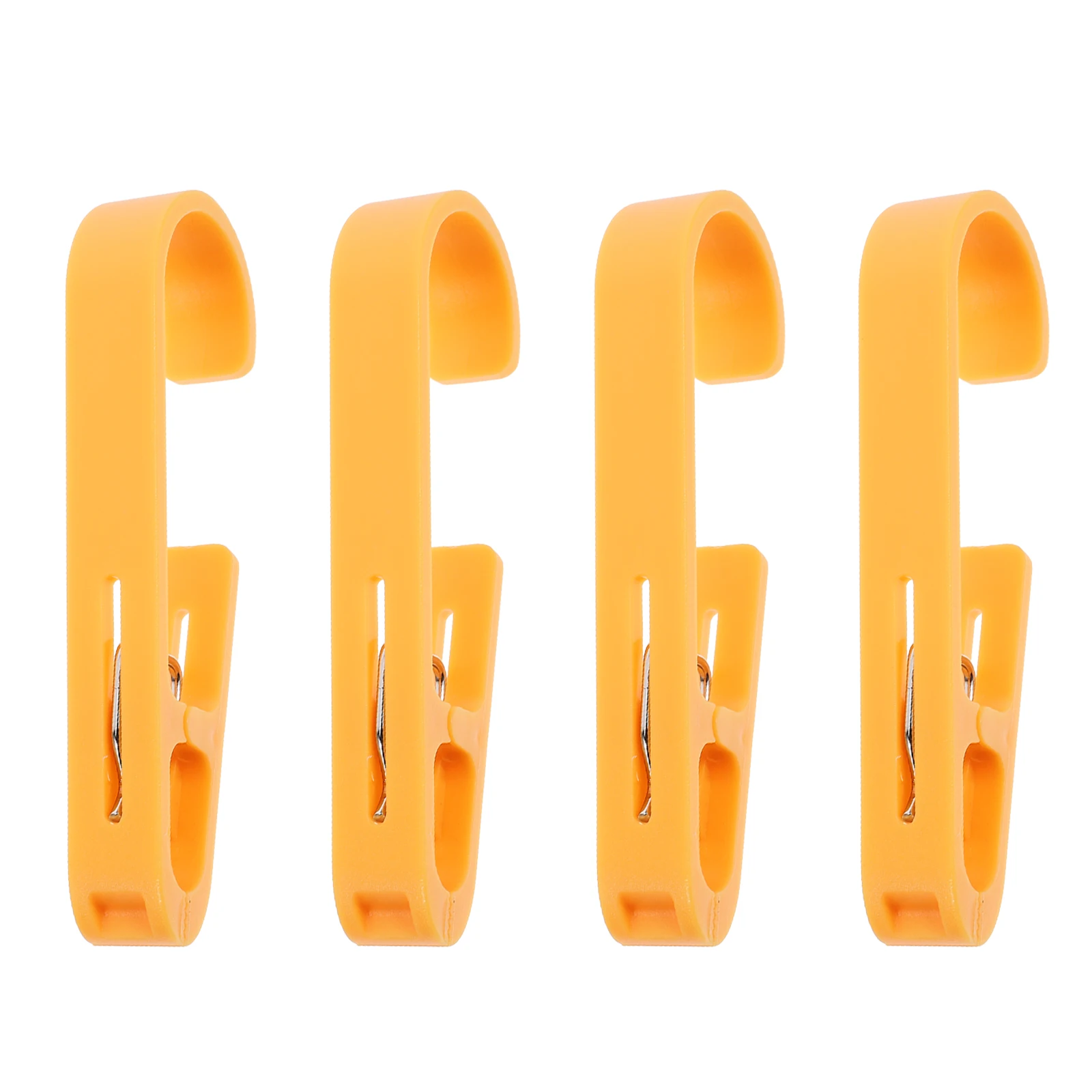

4pcs Hanger Hooks Plastic Clothespins Sock Boot Towel Clips for Laundry Kitchen Closet Organization ABS Material