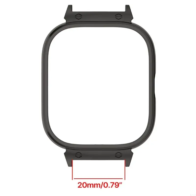 For Watch 4 Anti-scratch Metal Bumper Hard Shell Frame Cover Protector Skin Case