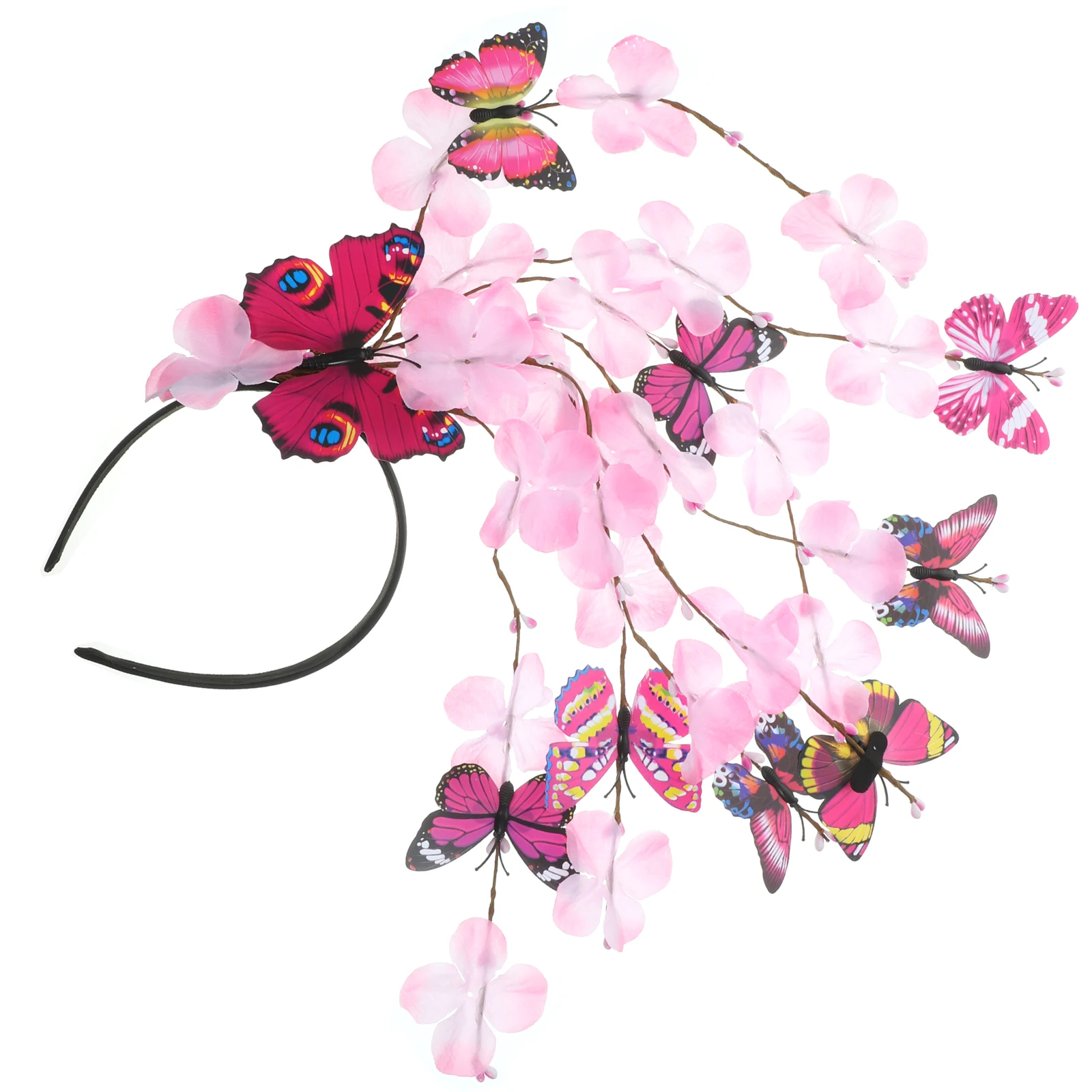 

Hair Accessories Simulated Butterfly Head Hoop Miss Headband Decorative Plastic Headbands Accessory