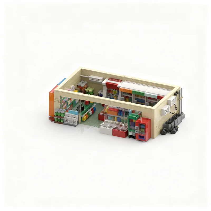 2068 pz MOC Negozio di Conveni - Kids Education Store recensione e prezzo