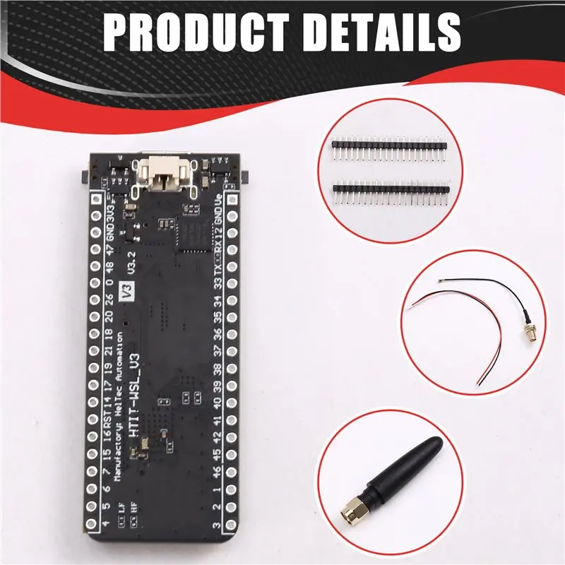 

【ОГРАНИЧЕННЫЙ СТОК】Беспроводной модуль ESP32-S3 Node Type-C для частот 433-510 МГц, версия Lite V3, для платы разработки ESP32+ Lora