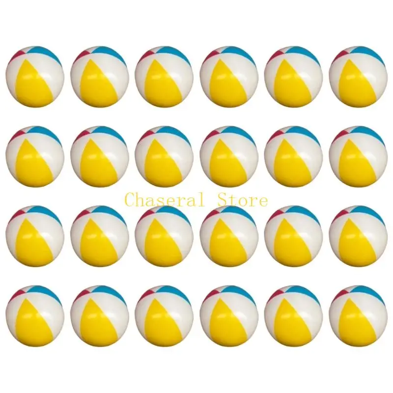 E7CE PU Squeeze Hand Balls, 24 Piece Soft Ball Set in Macaron Shades for Hand Activity, Toss Use, Desk Use, Casual Outdoor Fun