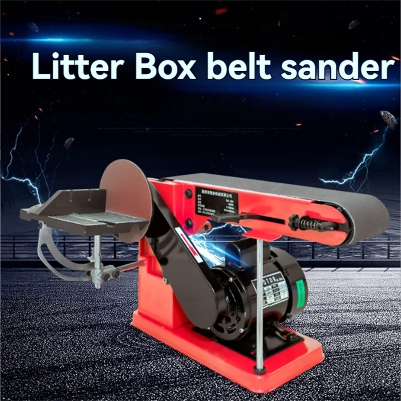 Multi-Function Abrasive Sanding Machine Polishing Bench Handmade Woodworking Grinding Polishing Table Disc Belt Sander