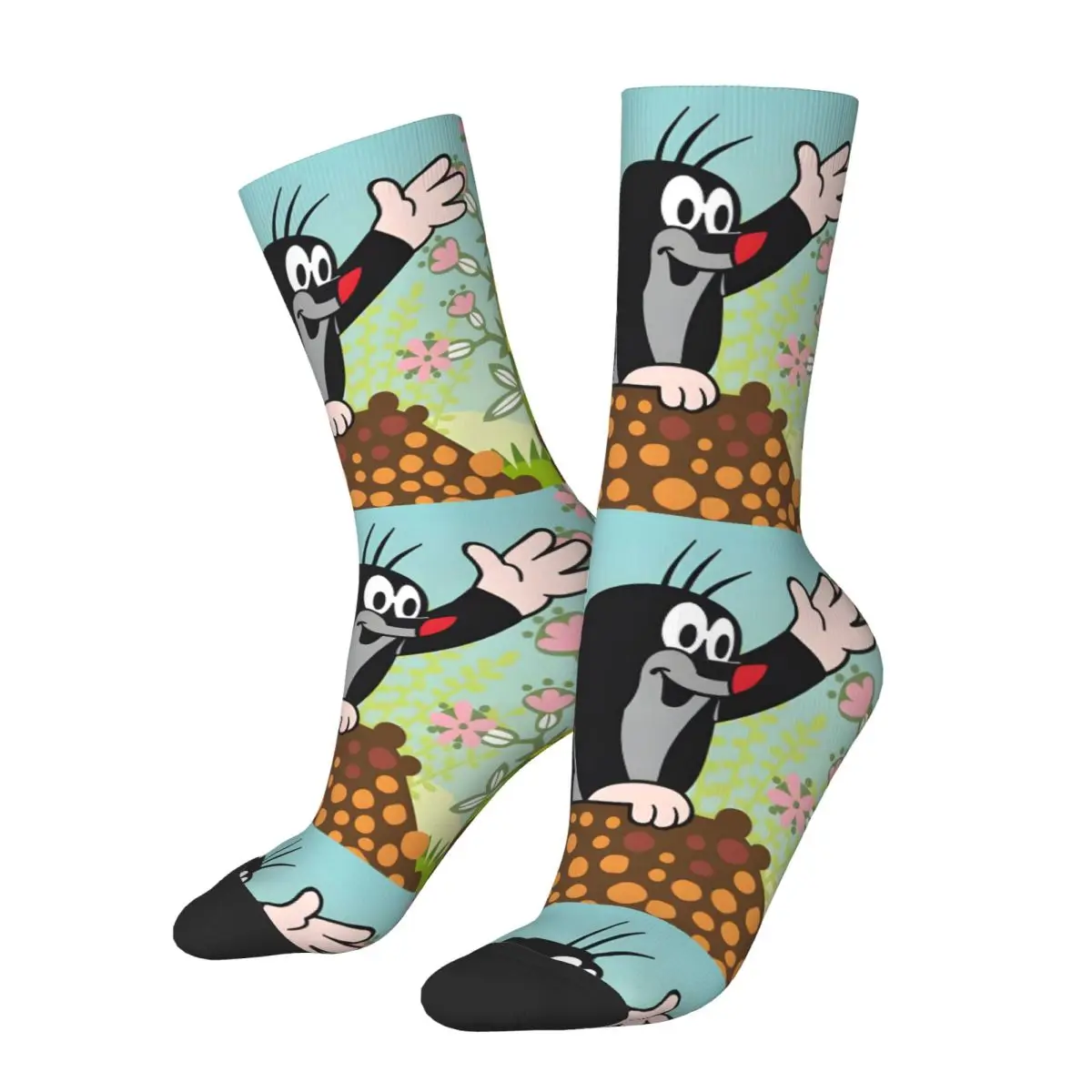 Krtek The Little Mole Socks Shopping 3D Print Boy Girls Mid-calf Sock