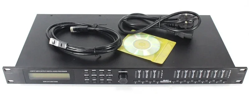 

For 4 input 8 output professional sound audio processor AD48 karaoke speaker management digital signal processor