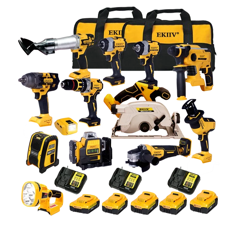 

Selling EKIIV's new 20V Max lithium ion cordless combination kit 12 genuine products quality assurance and easy operation