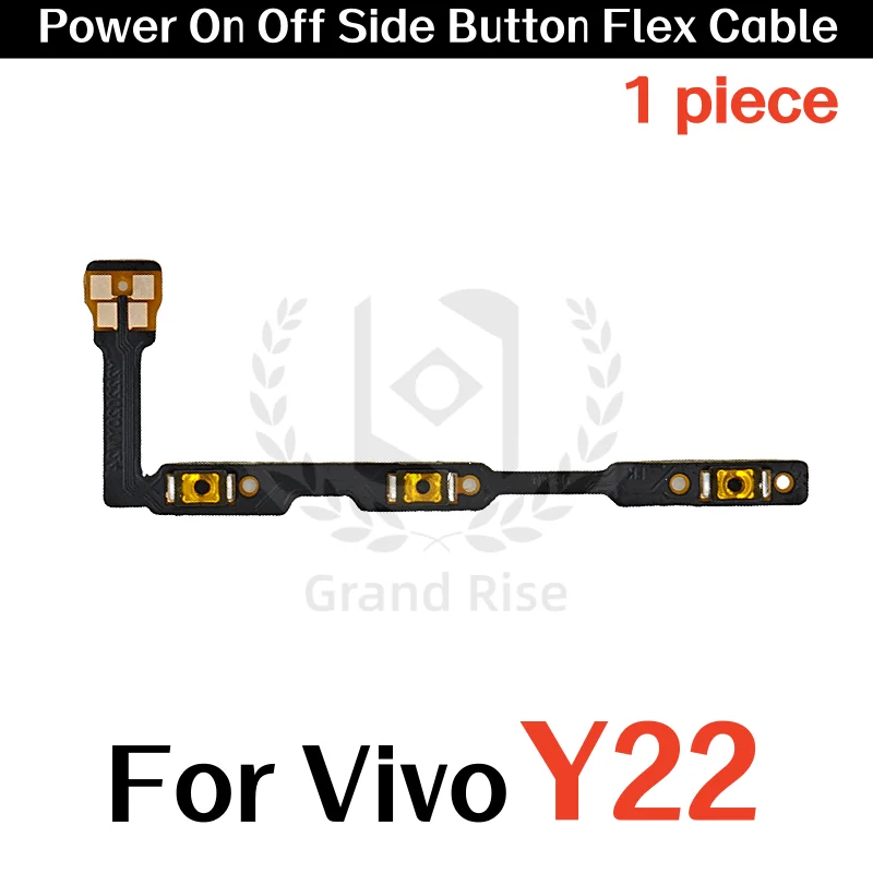 VIVO السلطة على إيقاف حجم الجانب زر الكابلات المرنة ل Vivo Y02 Y02S Y03 Y3 Y04 Y5S Y7S Y9S Y10 Y15 Y17S Y20 Y21S Y22 Y28 Y29