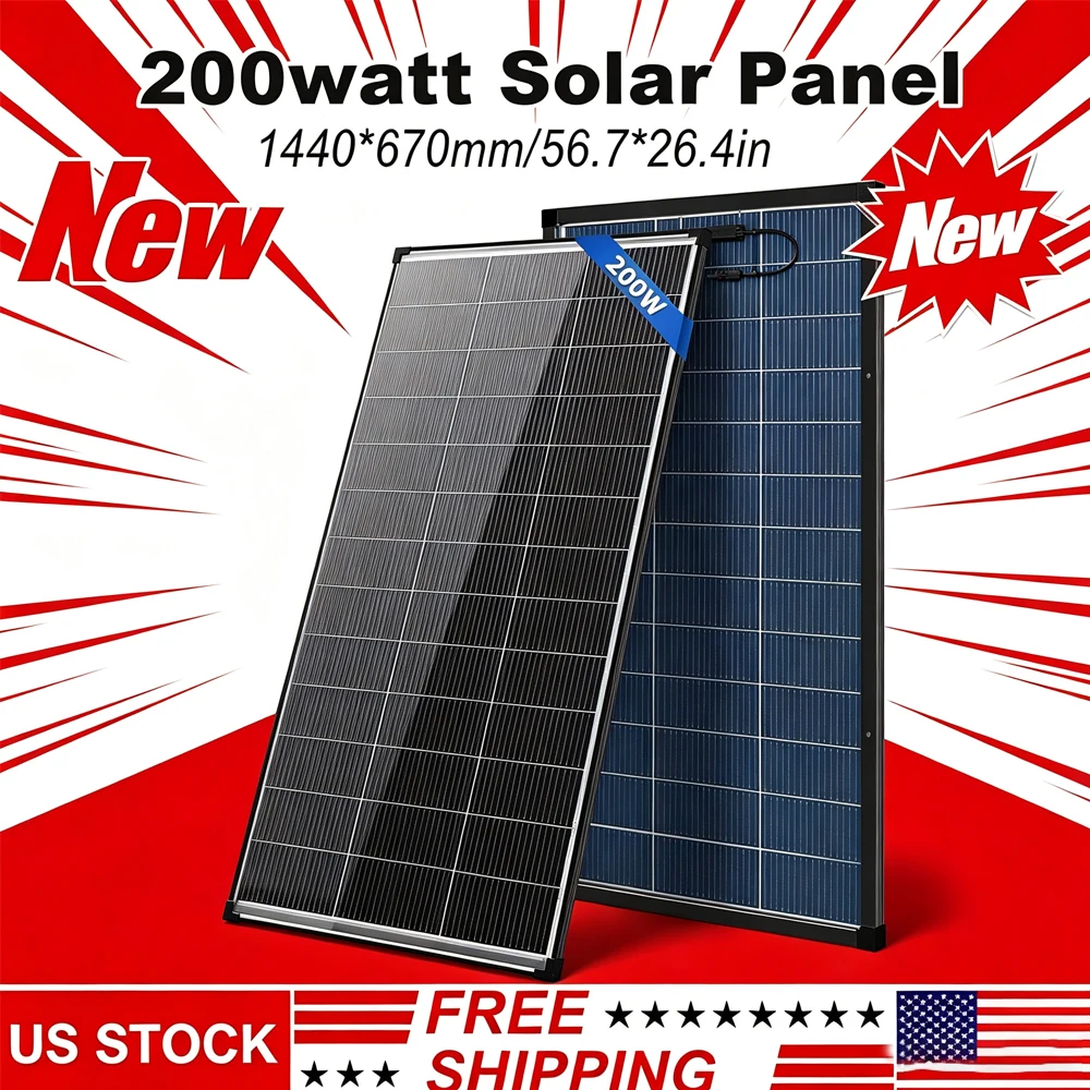 Outdoor Power Module - 200 Watt N-Type Bifacial Solar Panel