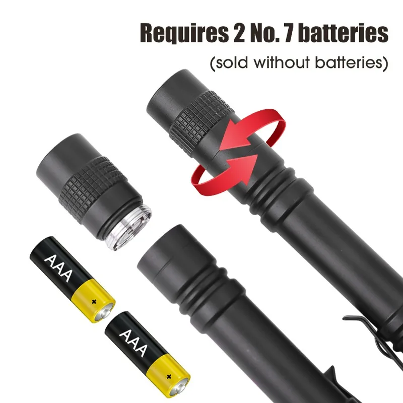 5/1Pcs Portable Red Light Flashlight Battery Not Included Bright Red Light for Home Camping Fishing Emergency Signaling Lamps