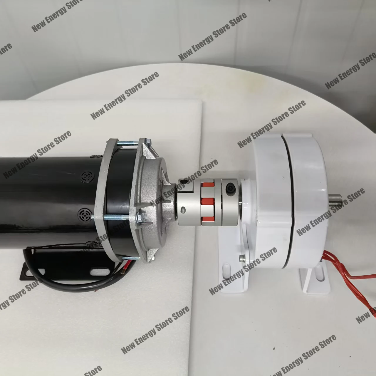 6KW مولد مغناطيسي دائم منخفض السرعة 220 فولت 380 فولت ثلاث مراحل مولد تيار متردد مع محرك قيادة تيار مستمر للأجهزة المنزلية