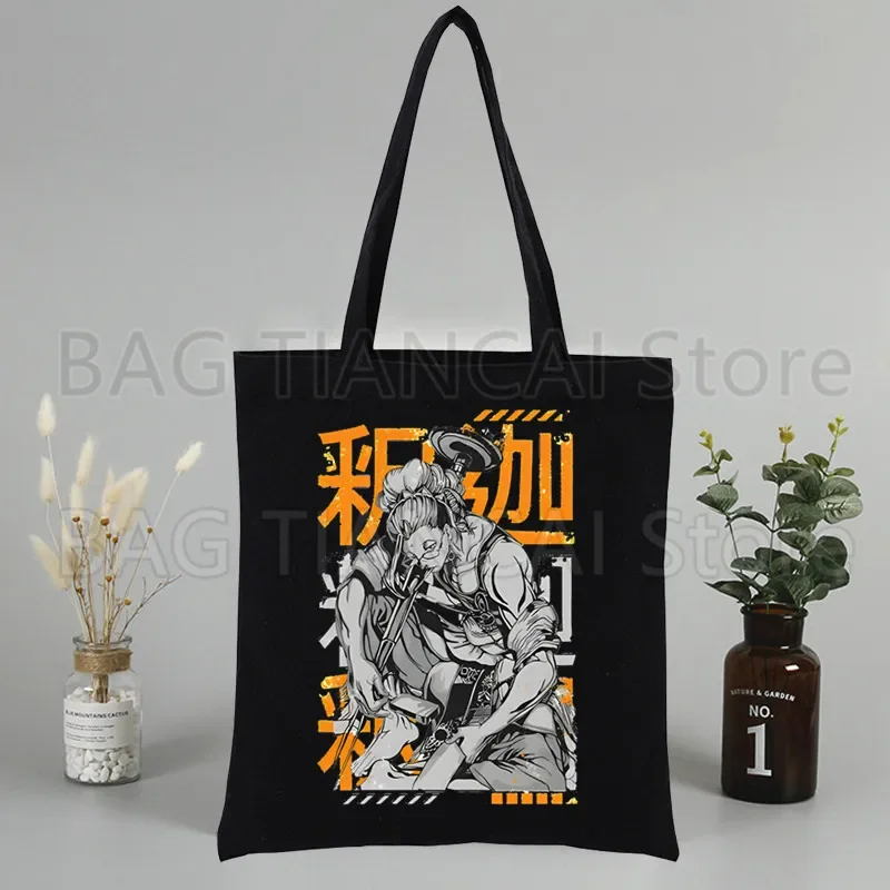 

Ragnarok Anime Record Aphrodite Canvas Shoulder Bag Usachan Record Of Ragnarok Buddha Shopping Bags Handbags Tote Books Bag