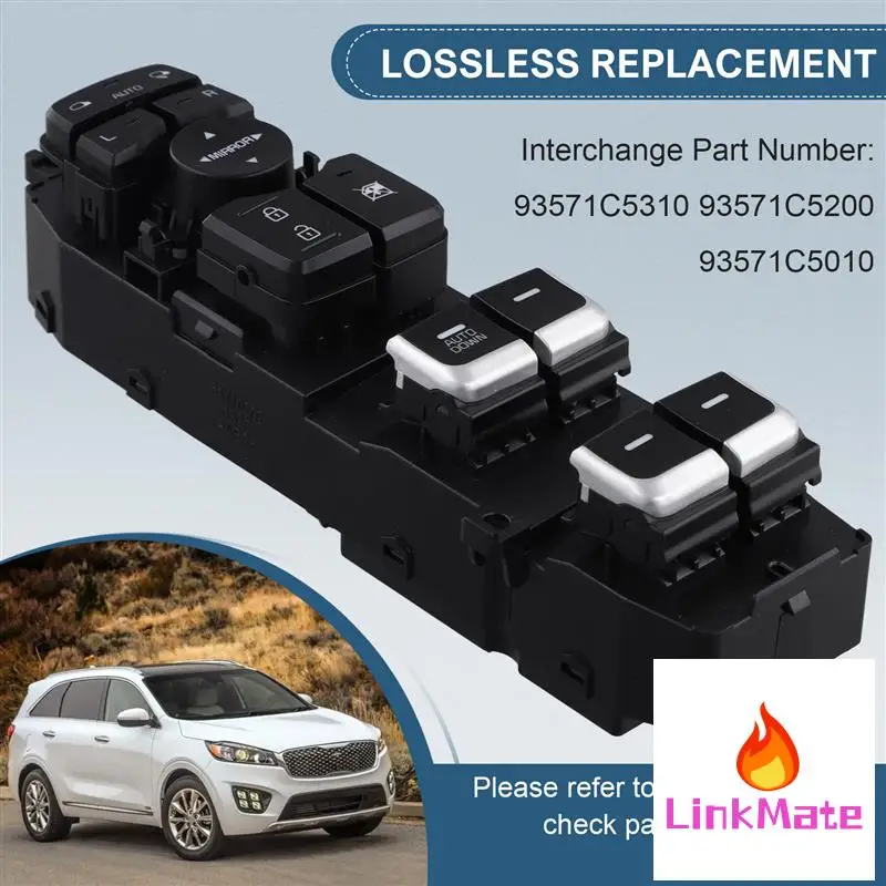 

Car Electric Window Control Panel Switch Door Window Lift Switch Button Car Electric Window Switch Panel