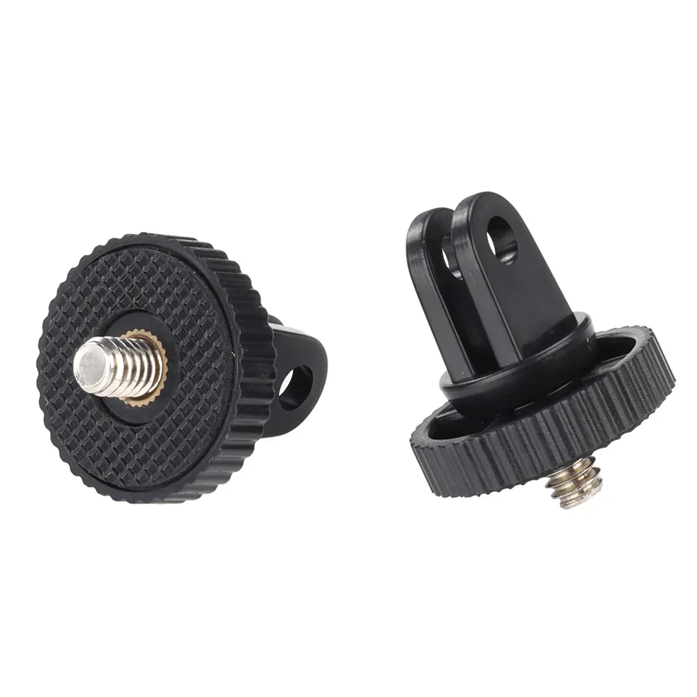 Supporto adattatore mini treppiede nero da 200 pezzi per GoPro Hero 10 9 8 7 5 Sjcam Xiaomi Yi Camera