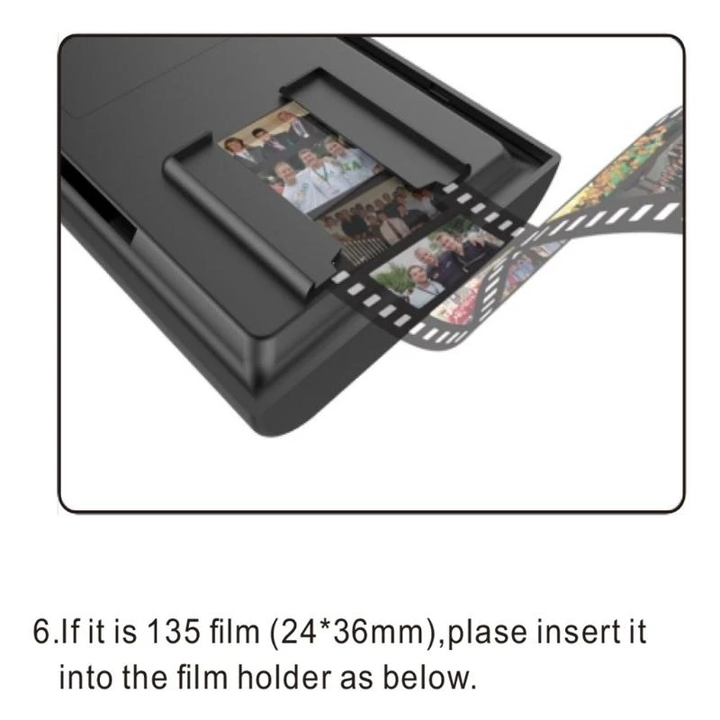  Film & Slide Scanner Converts 35mm 135mm Slides/Negatives to Digital JPEG Photos view 5